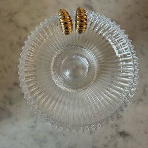 Sporty & Rich Scalloped Hoops